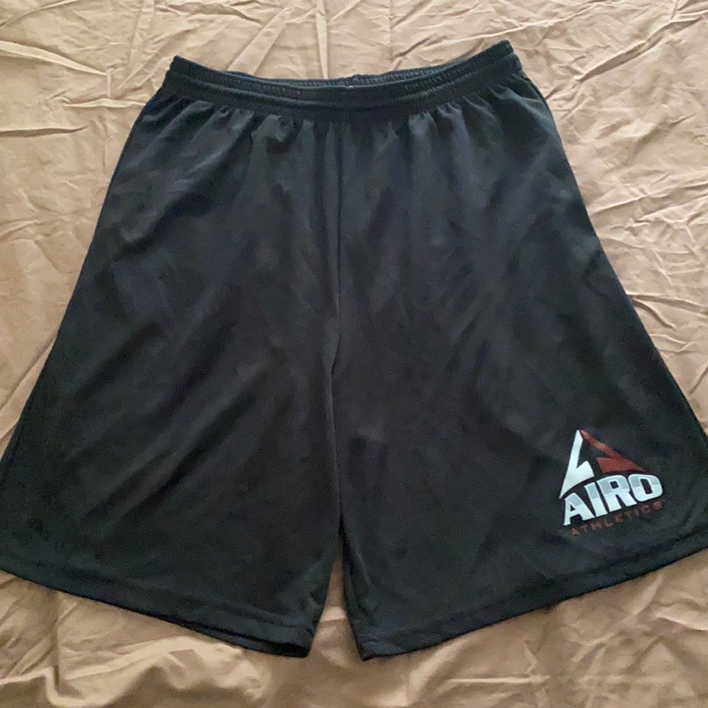 Men’s athletic shorts by Augusta. Black in size L